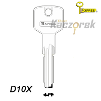 Expres 240 - klucz surowy mosiężny - D10X
